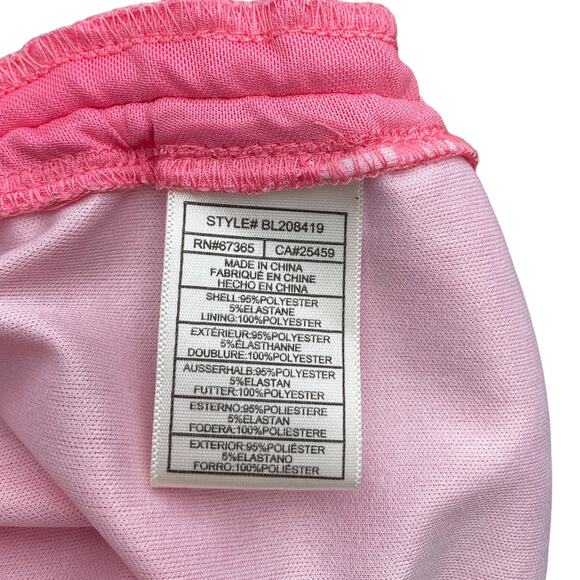 BB Dakota Steve Madden Deep Skies Dress Bodycon Sleeveless Ombre Hibiscus Small - Picture 13 of 14